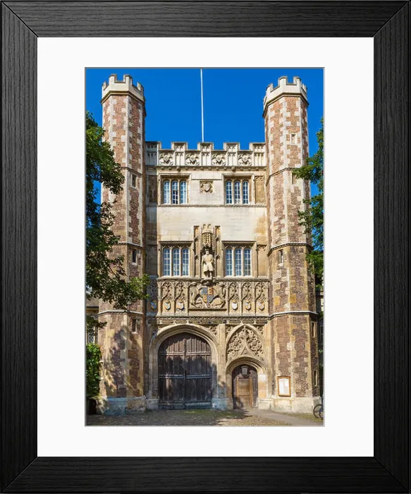 Framed Print : The entrance to Trinity College, Cambridge, Cambridgeshire, England, UK Framed Print : The entrance to Trinity College, Cambridge, Cambridgeshire, England, UK