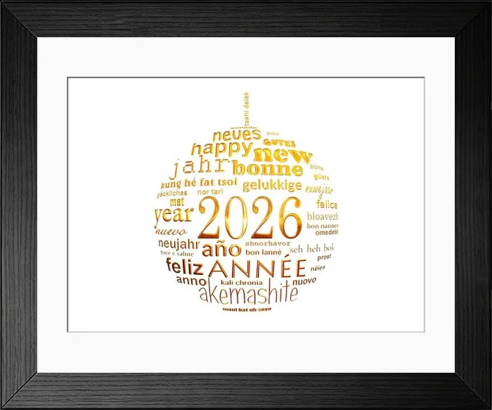 Framed Print : 2026 new year holiday Framed Print : 2026 new year holiday