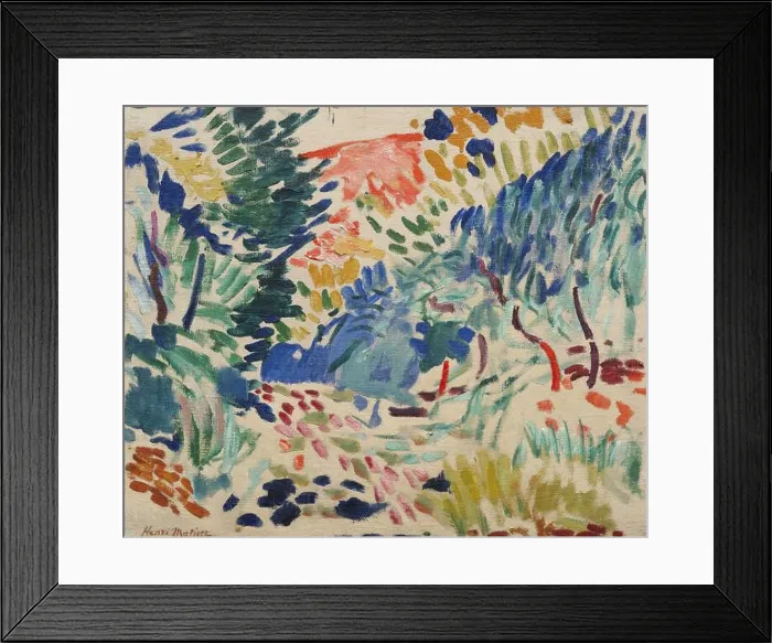 Framed Print : Landscape at Collioure. Museum: © Museum of Modern Art, New York. Author: HENRI MATISSE Framed Print : Landscape at Collioure. Museum: © Museum of Modern Art, New York. Author: HENRI MATISSE