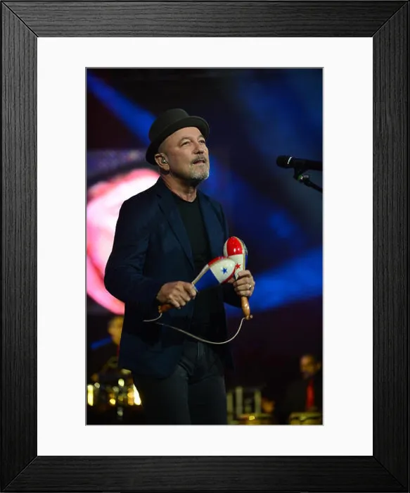 Framed Print : CORAL GABLES, FL - AUGUST 27: Ruben Blades performs during 'Caminando Framed Print : CORAL GABLES, FL - AUGUST 27: Ruben Blades performs during 'Caminando