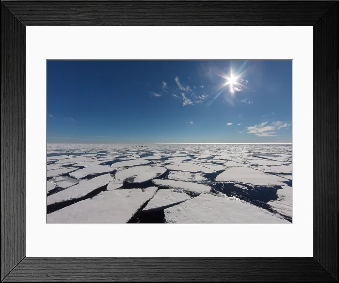 Framed Print : Icebreaker in Barents sea, Svalbard, Norway Framed Print : Icebreaker in Barents sea, Svalbard, Norway
