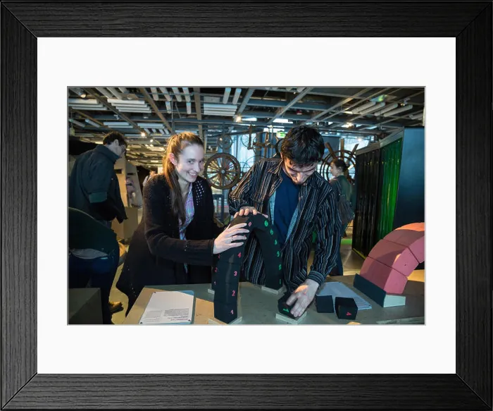 Framed Print : Warsaw, Poland, visitors in Copernicus Science Centre Framed Print : Warsaw, Poland, visitors in Copernicus Science Centre