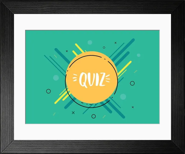Framed Print : Contest card with round frame and geometric composition. Retro banner with handwritten text. Vector illustration Framed Print : Contest card with round frame and geometric composition. Retro banner with handwritten text. Vector illustration