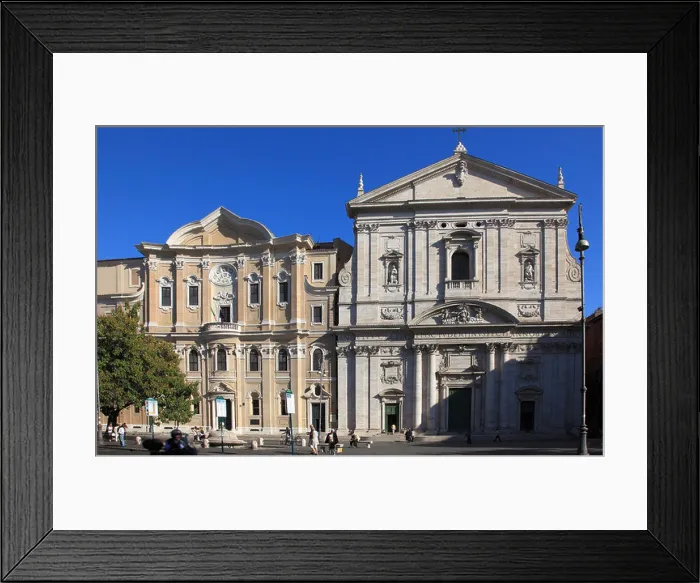Framed Print : Italy, Lazio, Rome, Chiesa Nuova Church Framed Print : Italy, Lazio, Rome, Chiesa Nuova Church