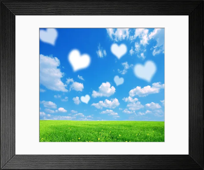 Framed Print : Love nature background Framed Print : Love nature background