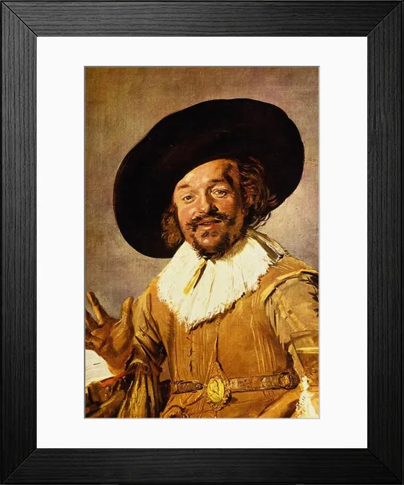 Framed Print : The merry drinker, detail circa 1628-1630. 1176 The Jolly Toper - Franz Hals Framed Print : The merry drinker, detail circa 1628-1630. 1176 The Jolly Toper - Franz Hals