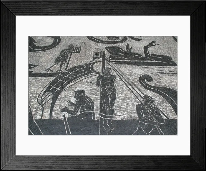 Framed Print : Roman Art. Mosaic. Ulysses (Odysseus) king of Ithaca Framed Print : Roman Art. Mosaic. Ulysses (Odysseus) king of Ithaca
