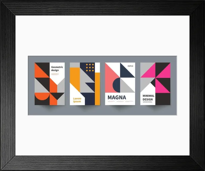 Framed Print : Minimalistic geometric poster, minimal cover template, A4 brochure, swiss style vector graphic design Framed Print : Minimalistic geometric poster, minimal cover template, A4 brochure, swiss style vector graphic design