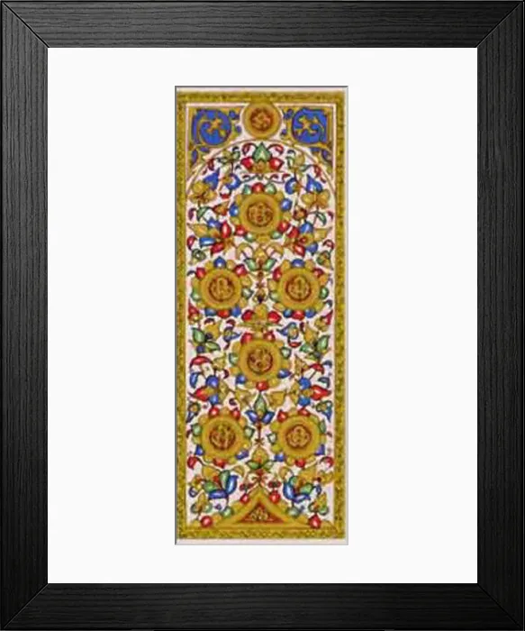 Framed Print : Mamluk playing card 1 Framed Print : Mamluk playing card 1