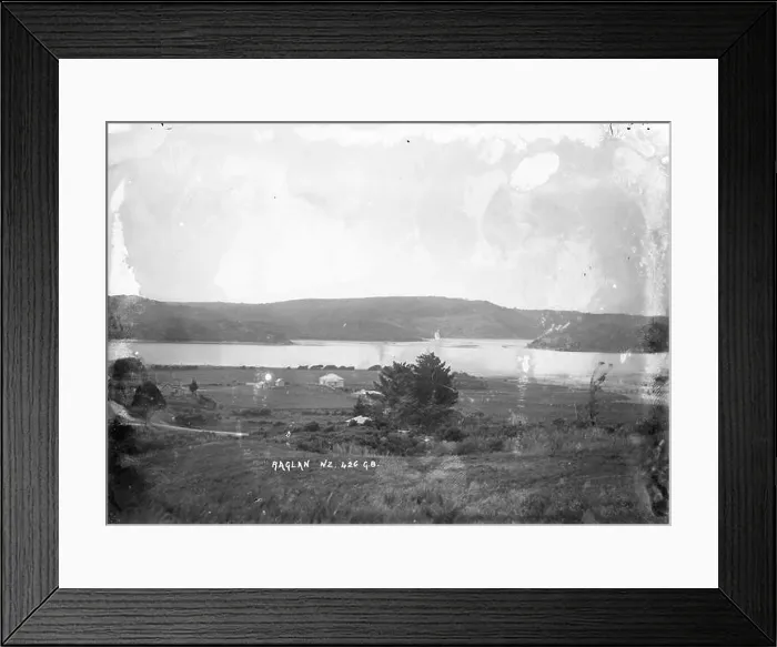 Framed Print : Raglan, New Zealand Harbour, a general view Framed Print : Raglan, New Zealand Harbour, a general view