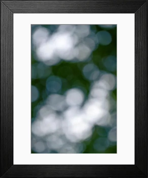 Framed Print : Natural Bokeh Background of Green Leaves Framed Print : Natural Bokeh Background of Green Leaves