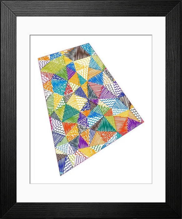 Framed Print : Kid style map of Rhode Island. Hand drawn polygons in the shape of Rhode Island. Vector illustration Framed Print : Kid style map of Rhode Island. Hand drawn polygons in the shape of Rhode Island. Vector illustration