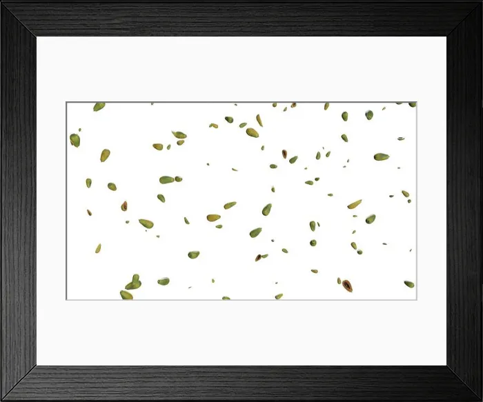Framed Print : Papaya falling rain, isolated on transparent background Framed Print : Papaya falling rain, isolated on transparent background