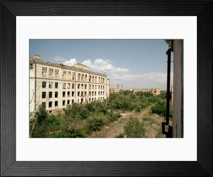 Framed Print : Soviet military ghost town Framed Print : Soviet military ghost town