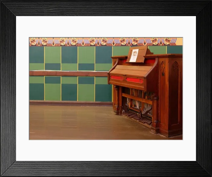 Framed Print : Ghost town Kolmanskop in Namib desert near Lüderitz: Piano in ballroom Framed Print : Ghost town Kolmanskop in Namib desert near Lüderitz: Piano in ballroom