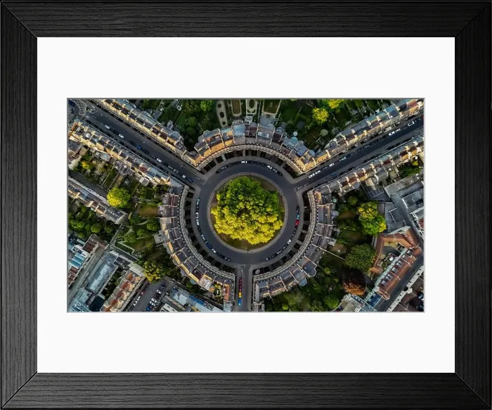 Framed Print : Aerial view of the iconic Circus Framed Print : Aerial view of the iconic Circus