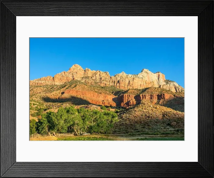 Framed Print : Zion National Park is located in southwestern Utah on the border with Arizona Framed Print : Zion National Park is located in southwestern Utah on the border with Arizona