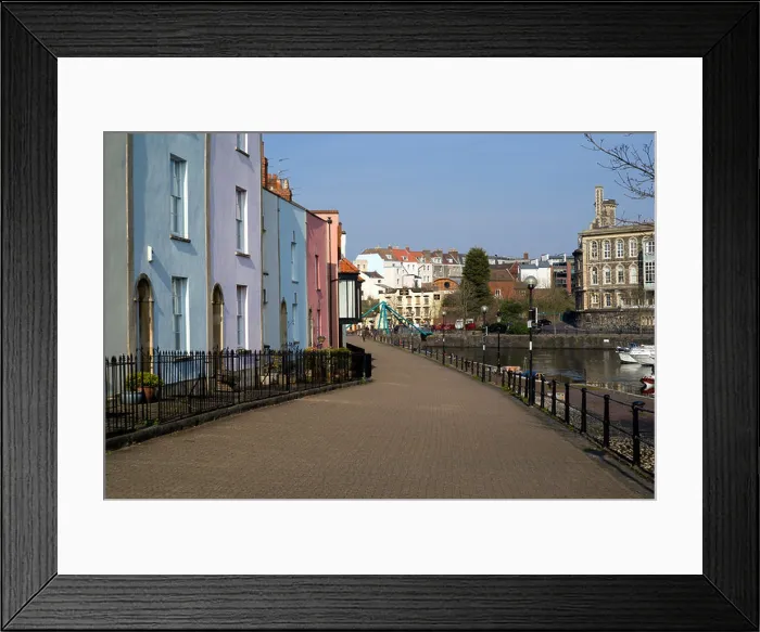 Framed Print : bathurst basin bristol docks england Framed Print : bathurst basin bristol docks england