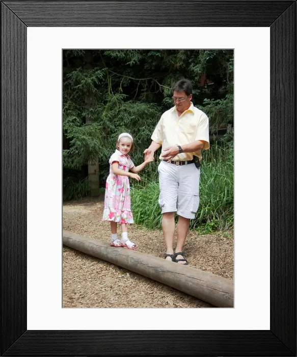 Framed Print : father and daughter Framed Print : father and daughter