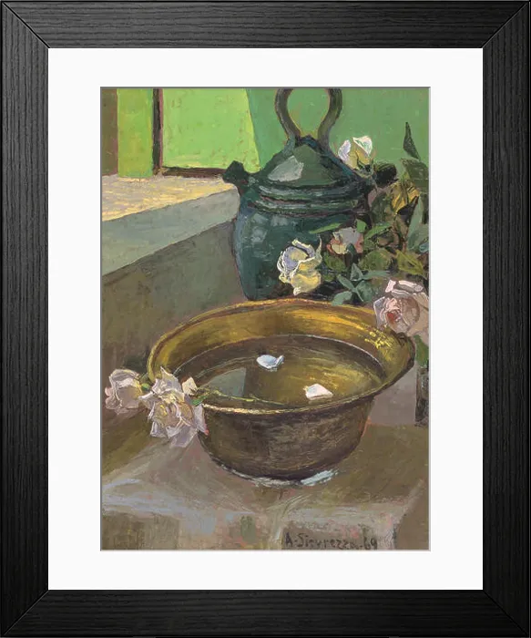 Framed Print : A still life painting by Antonio Sicurezza Framed Print : A still life painting by Antonio Sicurezza