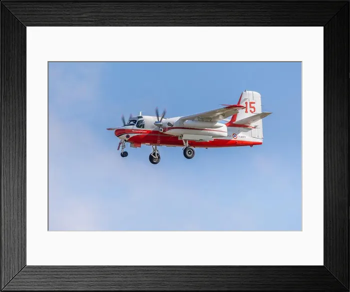 Framed Print : French Sécurité Civile - Conair S-2 Turbo Firecat Framed Print : French Sécurité Civile - Conair S-2 Turbo Firecat
