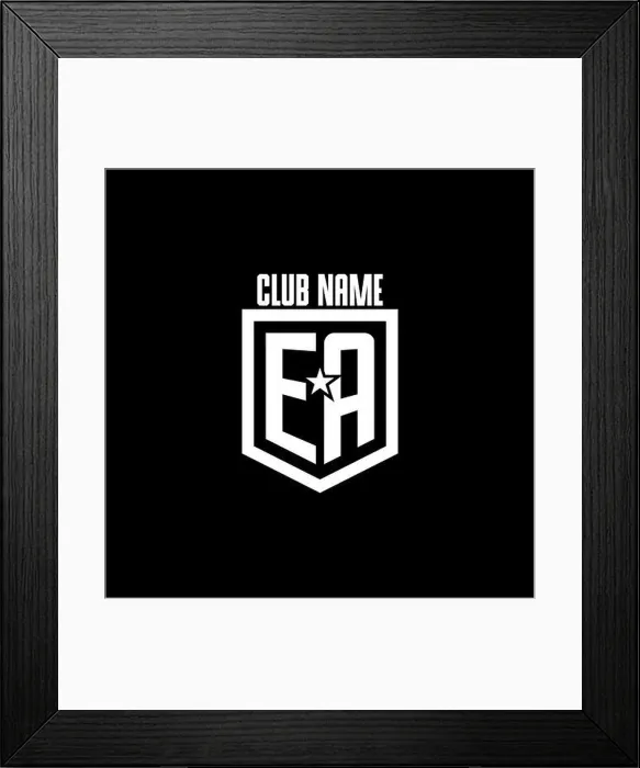 Framed Print : EA initial gaming logo with shield and star style design inspiration Framed Print : EA initial gaming logo with shield and star style design inspiration