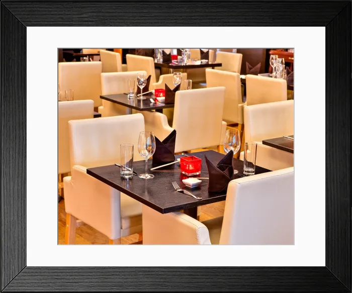 Framed Print : Local Restaurant in Reykjavik, Iceland Framed Print : Local Restaurant in Reykjavik, Iceland