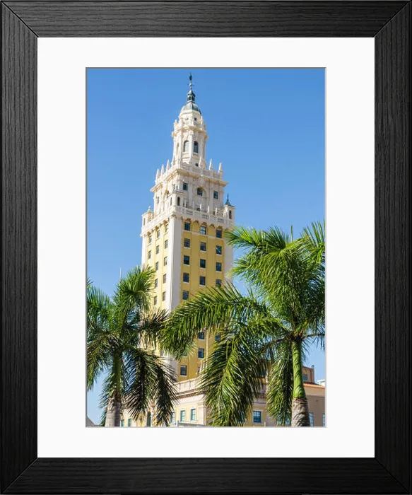 Framed Print : Miami Florida, Biscayne Boulevard Framed Print : Miami Florida, Biscayne Boulevard