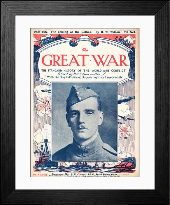 Framed Print : 1917 The Great War front page Lt. Max Cremetti Framed Print : 1917 The Great War front page Lt. Max Cremetti