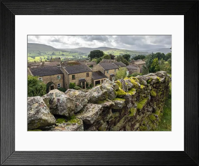 Framed Print : The tiny picturesque village of Sedbusk in Wensleydale, Yorkshire Dales National Park, England Framed Print : The tiny picturesque village of Sedbusk in Wensleydale, Yorkshire Dales National Park, England