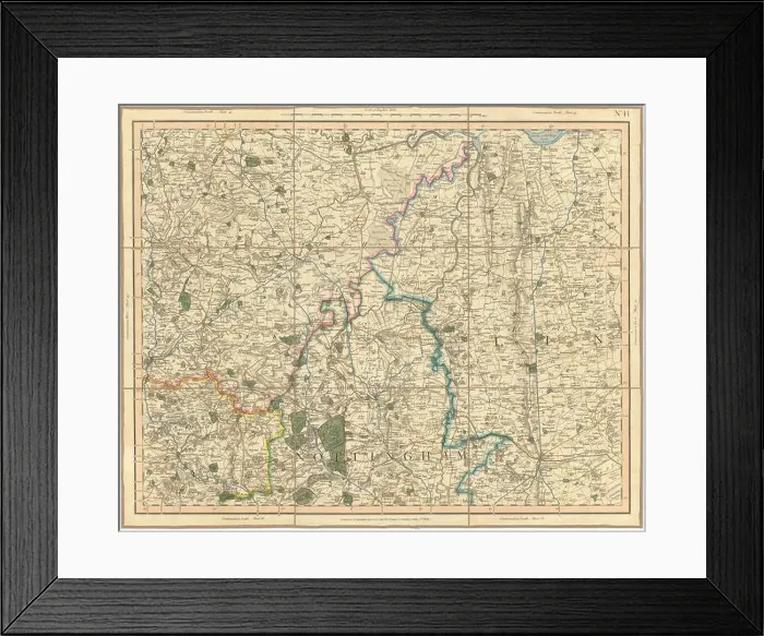 Framed Print : South Yorkshire, NW Lincolnshire, North Nottinghamshire. CARY 1832 old map Framed Print : South Yorkshire, NW Lincolnshire, North Nottinghamshire. CARY 1832 old map