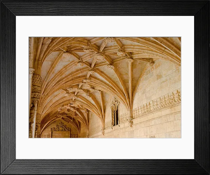 Framed Print : Internal architecture of the Mosteiro Dos Jeronimos Framed Print : Internal architecture of the Mosteiro Dos Jeronimos