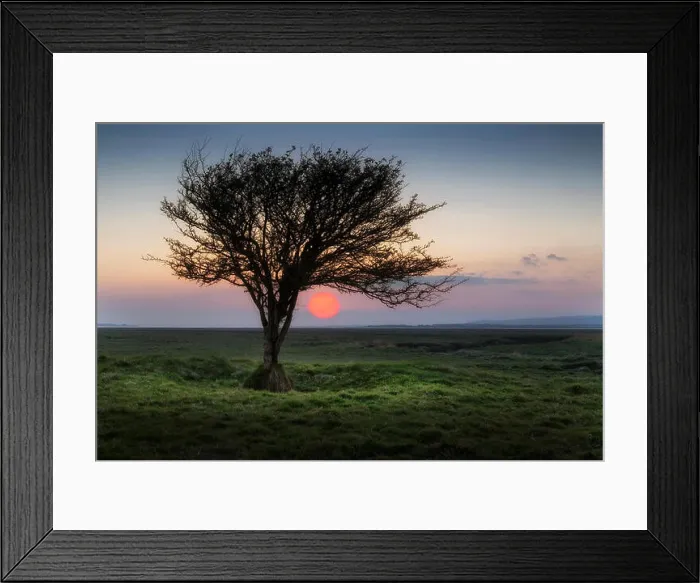 Framed Print : Sunset at Penclawdd estuary Framed Print : Sunset at Penclawdd estuary