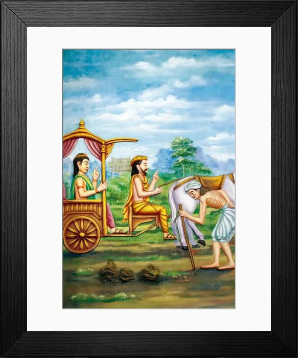 Framed Print : Ba Vang buddhist temple. During his visit to the Royal park Framed Print : Ba Vang buddhist temple. During his visit to the Royal park
