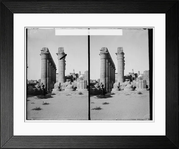 Framed Print : A photograph of the Colonnade at the Temple of Luxor in Egypt Framed Print : A photograph of the Colonnade at the Temple of Luxor in Egypt