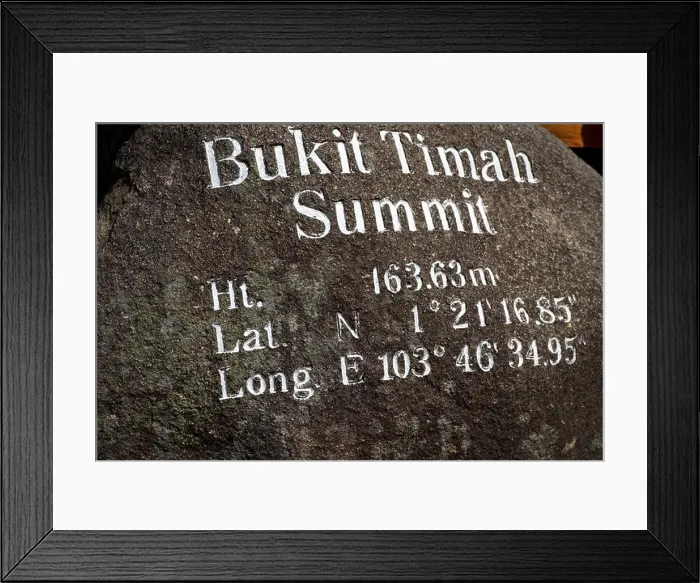 Framed Print : Bukit Timah Summit, Singapore Framed Print : Bukit Timah Summit, Singapore