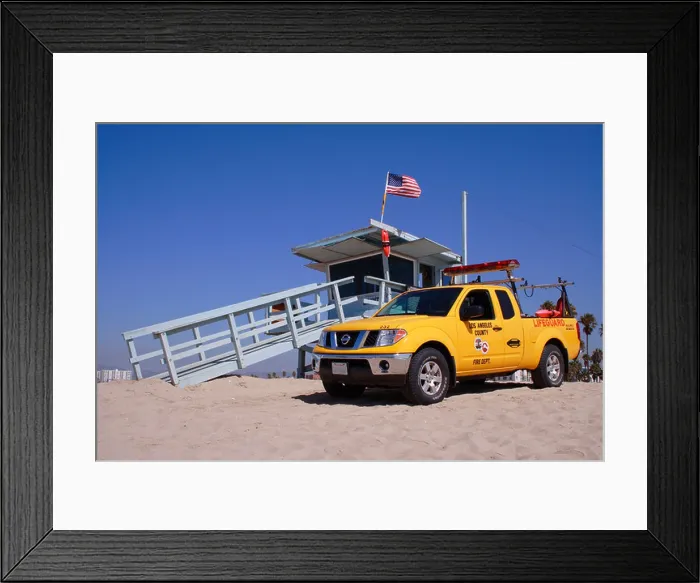Framed Print : Lifeguard hut Venice Beach Framed Print : Lifeguard hut Venice Beach