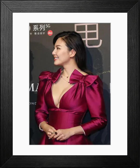 Framed Print : Chinese actress Zhang Yuqi or Kitty Zhang attends the ELLE MEN Film Hero 2019 Fashion Event in Beijing Framed Print : Chinese actress Zhang Yuqi or Kitty Zhang attends the ELLE MEN Film Hero 2019 Fashion Event in Beijing