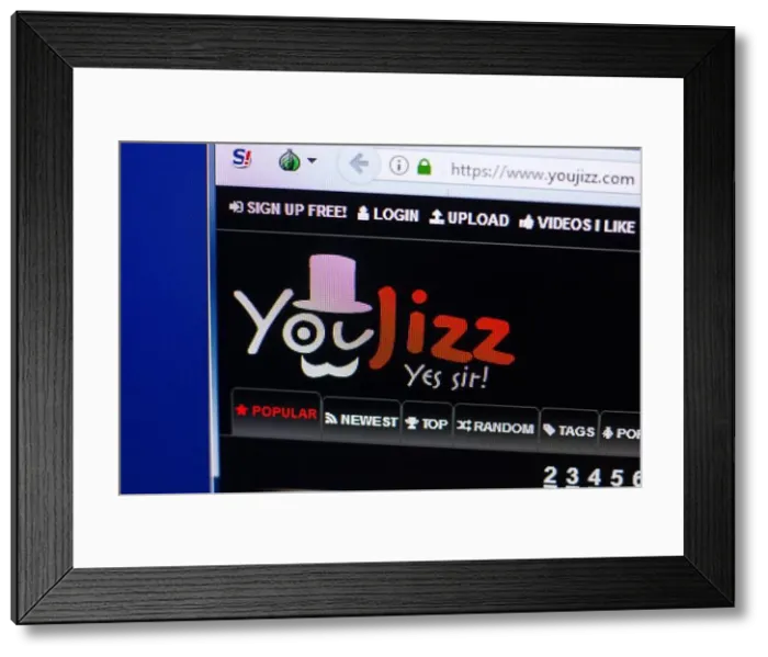Framed Print : Ryazan, Russia - April 29, 2018: Homepage of Youjizz website on the display of PC, url - Youjizz.com Framed Print : Ryazan, Russia - April 29, 2018: Homepage of Youjizz website on the display of PC, url - Youjizz.com