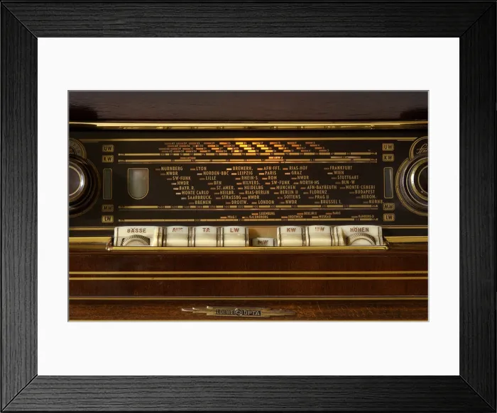 Framed Print : technics, radio, radio set Loewe-Opta Spinett 551 TP Framed Print : technics, radio, radio set Loewe-Opta Spinett 551 TP