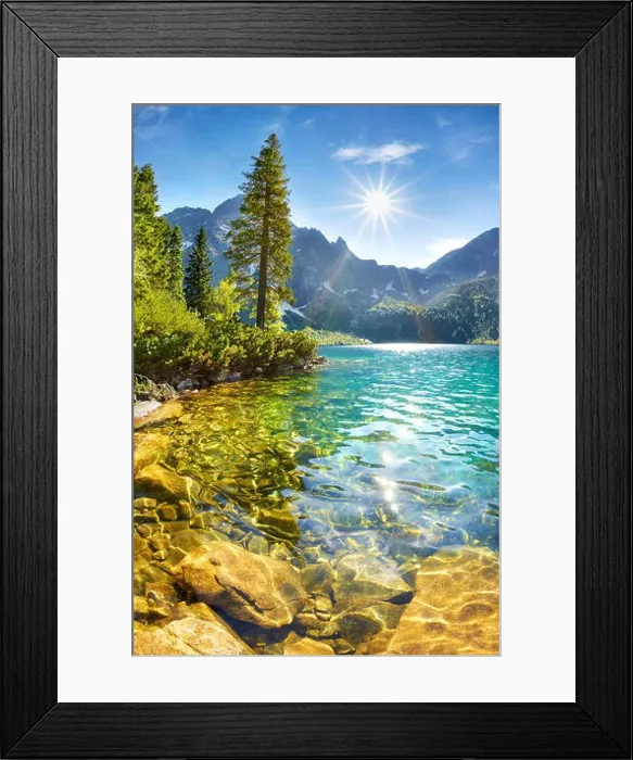 Framed Print : Morskie Oko lake, Tatra mountains, Poland Framed Print : Morskie Oko lake, Tatra mountains, Poland