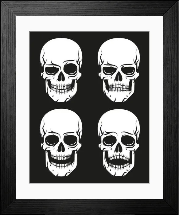 Framed Print : skull Emotions Framed Print : skull Emotions