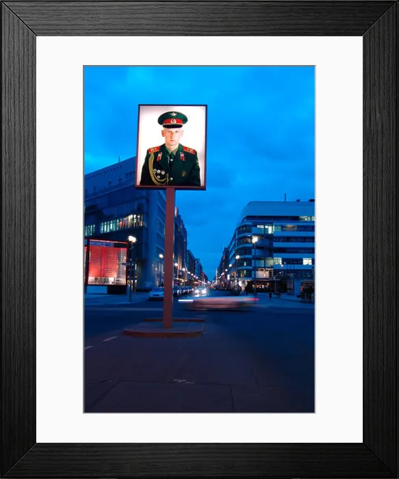 Framed Print : Checkpoint Charlie, Berlin, Germany Framed Print : Checkpoint Charlie, Berlin, Germany