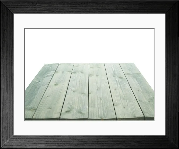 Framed Print : Dark green paint coated wooden boards Framed Print : Dark green paint coated wooden boards