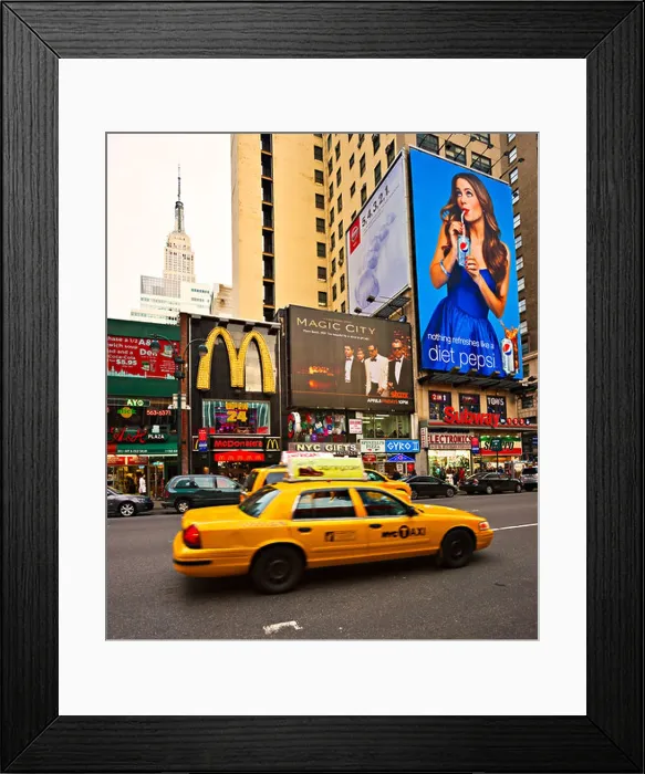 Framed Print : Time square, New York City, USA Framed Print : Time square, New York City, USA