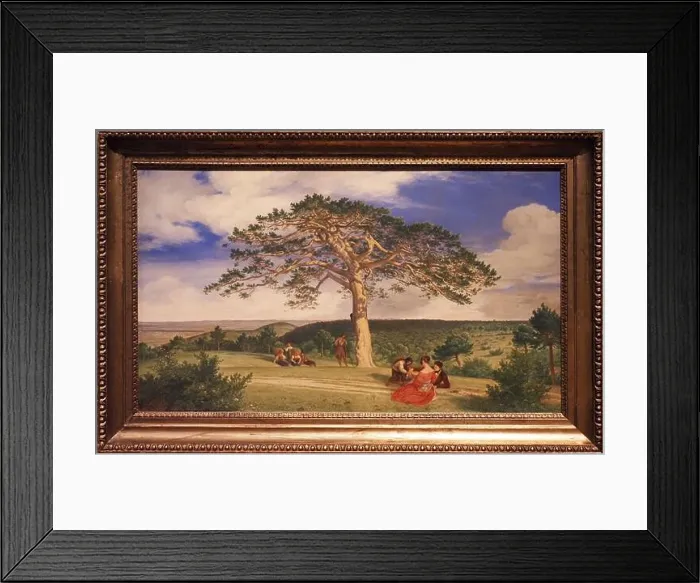 Framed Print : The Spreading Pine Tree in the Bruhl Valley near Modling Framed Print : The Spreading Pine Tree in the Bruhl Valley near Modling