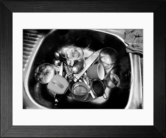 Framed Print : The washing up Framed Print : The washing up