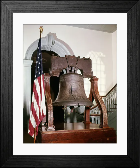 Framed Print : 1960s LIBERTY BELL INSIDE INDEPENDENCE HALL PHILADELPHIA Framed Print : 1960s LIBERTY BELL INSIDE INDEPENDENCE HALL PHILADELPHIA