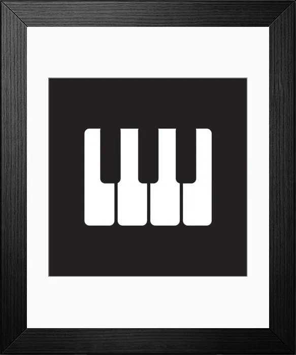 Framed Print : Vector illustration of Piano keys Framed Print : Vector illustration of Piano keys
