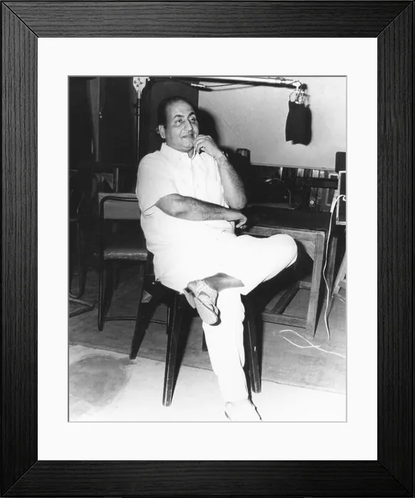 Framed Print : Indian bollywood film singer mohammad rafi, India, Asia, NO MR, Asia Framed Print : Indian bollywood film singer mohammad rafi, India, Asia, NO MR, Asia
